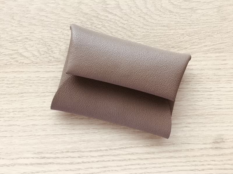 大開口 好存取 隨身零錢包 小皮夾【義大利Nappa】曲直兩款 二色