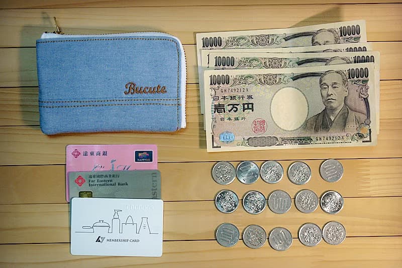 Bucute 文青牛仔錢包/生日禮物 首選/出國旅行/交換禮物/手工製作/