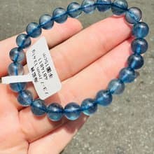 小精品濃色海藍海藍寶7.3-7.7mm13.41g平衡情緒減緩壓力溝通說服