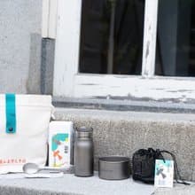 力的多重宇宙—戶外餐具組A(鈦輕瓶、叉匙、美食碗)