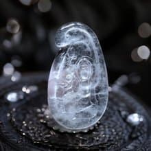玻璃種翡翠精雕觀自在音菩薩 | 天然緬甸玉A貨翡翠 |送禮