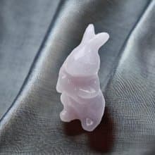 【錢兔似錦】紫羅蘭翡翠兔子擺飾 | 天然緬甸玉翡翠A貨 | 送禮
