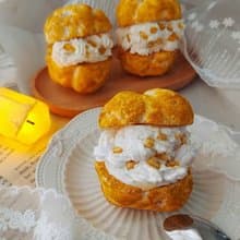 泡芙做法大揭秘 杏仁粒奶油泡芙手工皂