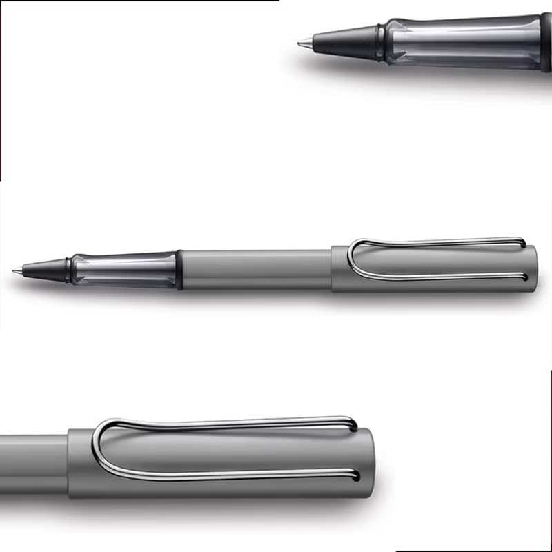 LAMY AL STAR 恆星 鋼珠筆 筆袋禮盒 - 鐵灰