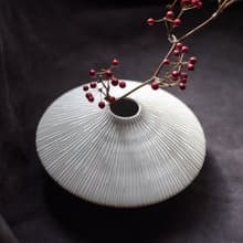 霧的原貌 碟型花器 - 大 - 手拉坏 手作陶器