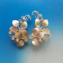 Vintage Jewelry 西洋古董飾品 Sarah Cov Tantalizing 夾式耳環