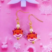 Handcrafted Christmas-Themed in Cute Reindeer shaped Dangle Earrings