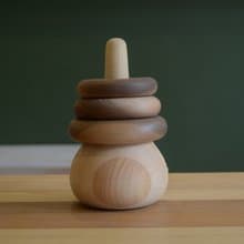 蒙特梭利教具 - 木製套圈圈
