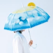 【YOU+MORE!】沁涼冰淇淋蘇打傘-透明藍