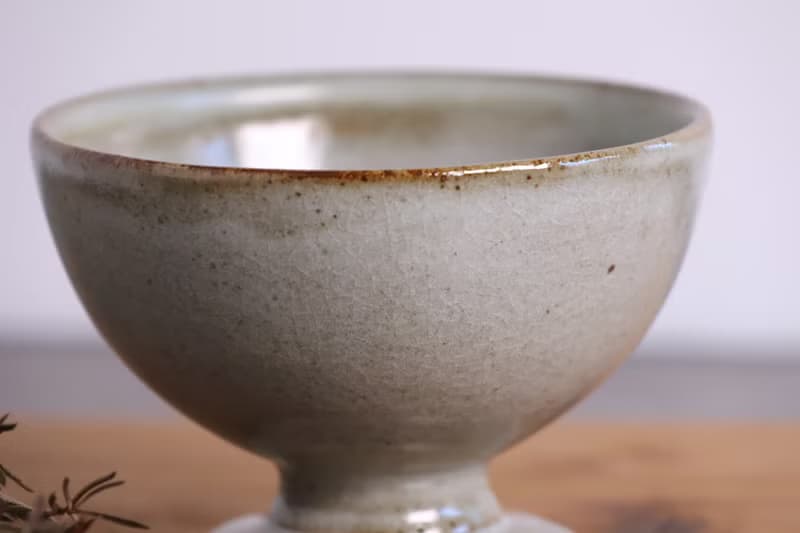 墨青梅灰點心碗