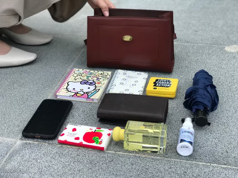 2way手提斜背兩用包 少女的雀躍 紅木