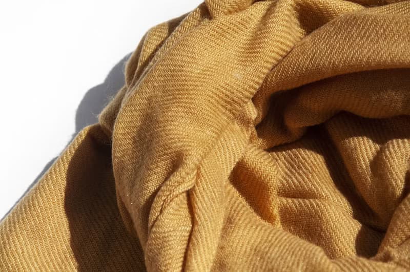 喀什米爾Cashmere/羊絨圍巾/純羊毛圍巾披巾/戒指絨披肩-咖啡拿鐵