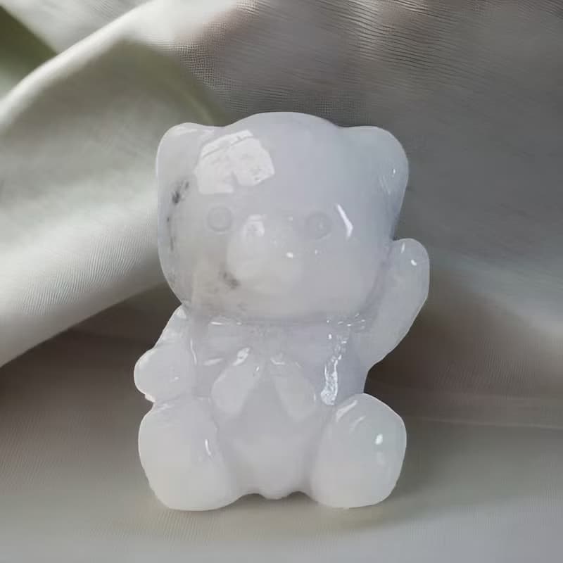 飄花翡翠熊熊| 天然緬甸玉A貨翡翠 | 送禮