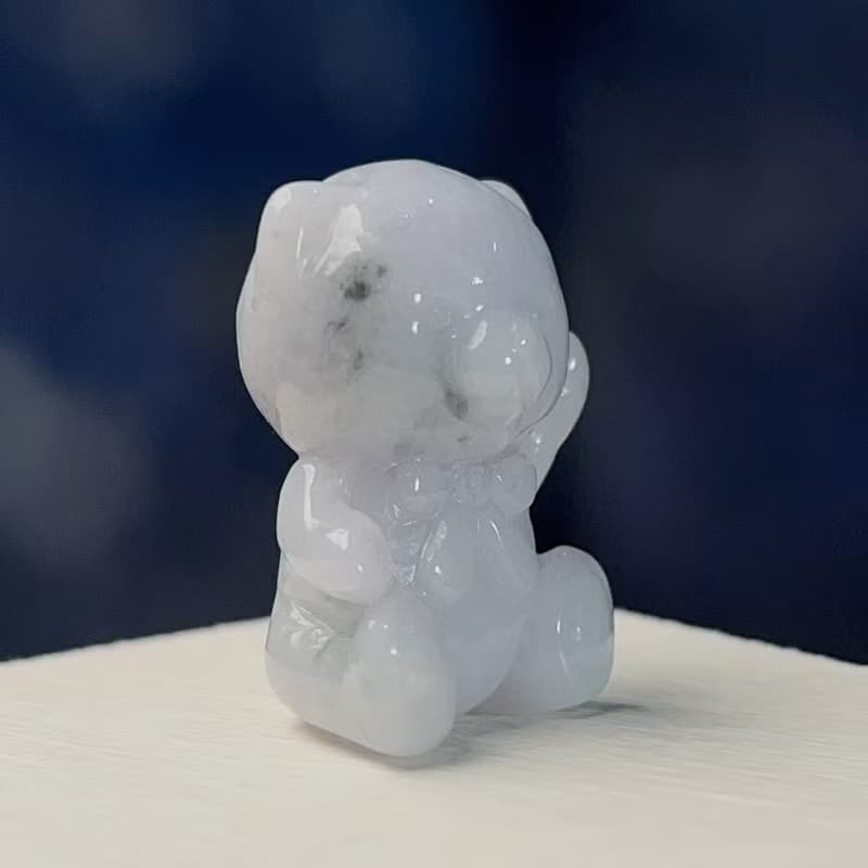 飄花翡翠熊熊| 天然緬甸玉A貨翡翠 | 送禮