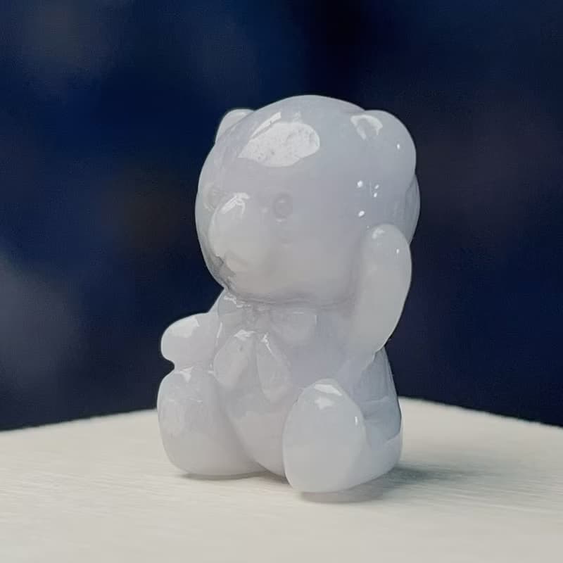 飄花翡翠熊熊| 天然緬甸玉A貨翡翠 | 送禮