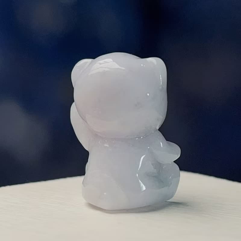 飄花翡翠熊熊| 天然緬甸玉A貨翡翠 | 送禮