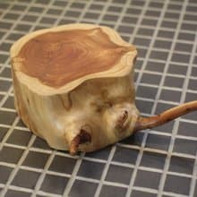 【送禮好物】龍柏 造型底座 奇木雕刻 三峽日月坊出品