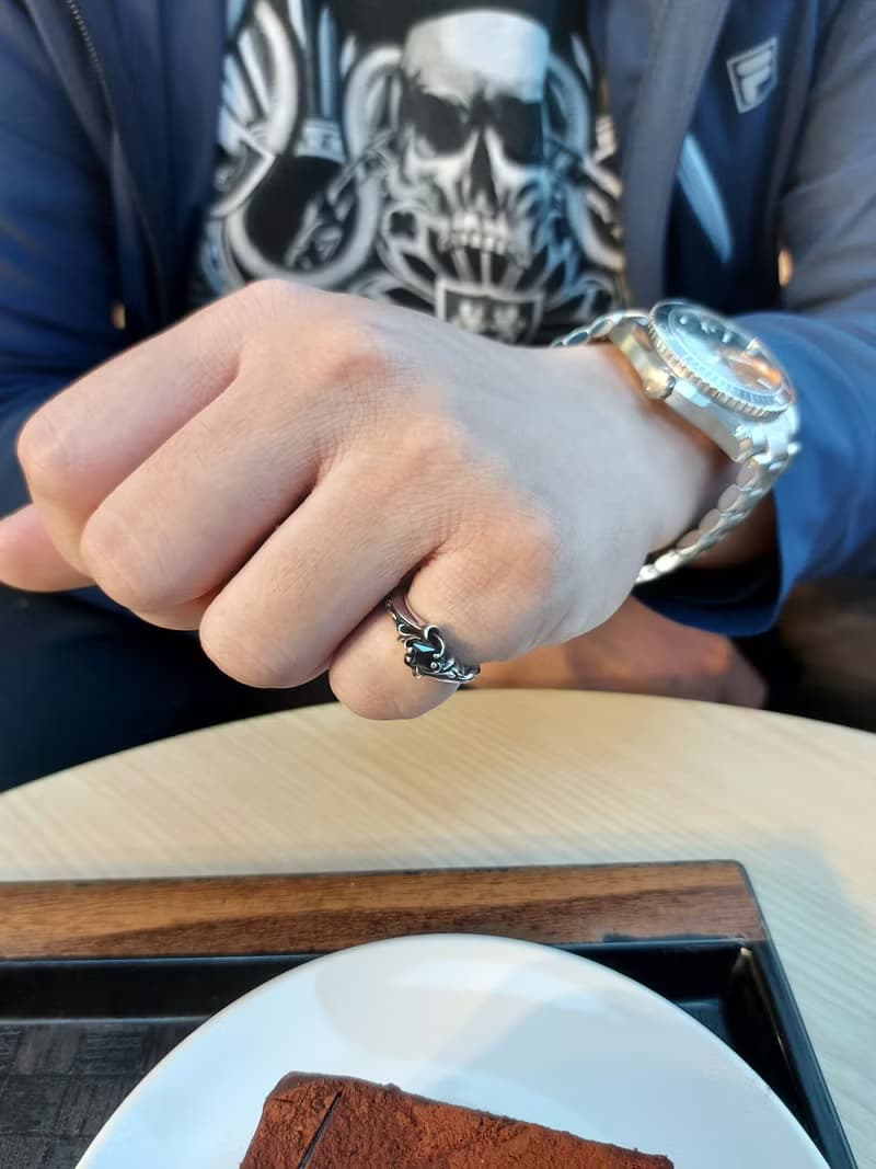 +永恆銀河+方鑽立體雕花對戒 925純銀飾戒指 戒圍訂製 鑽色可換