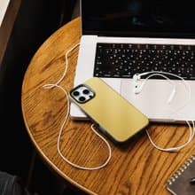 iPhone 16系列 Lyden Ds耐刮皮革磁吸手機殼-金絲雀黃/淺灰