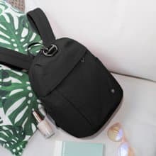 Pacsafe CX 多道防盜 小後背包/迷你後背包 8L 黑色