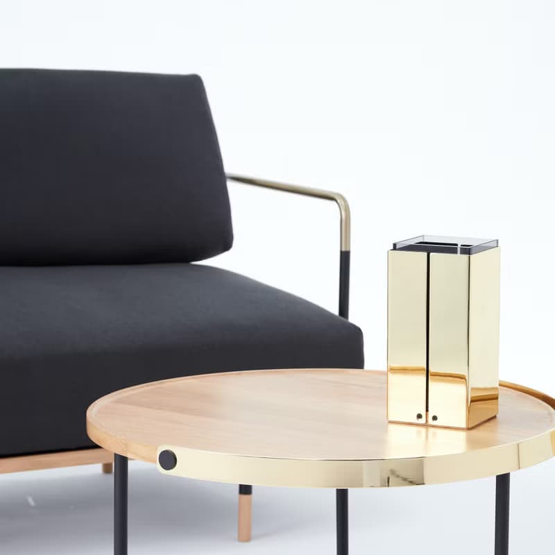 camino SANTA 紅銅/黃銅 高筒置物瓶 花瓶 玻璃瓶 花器