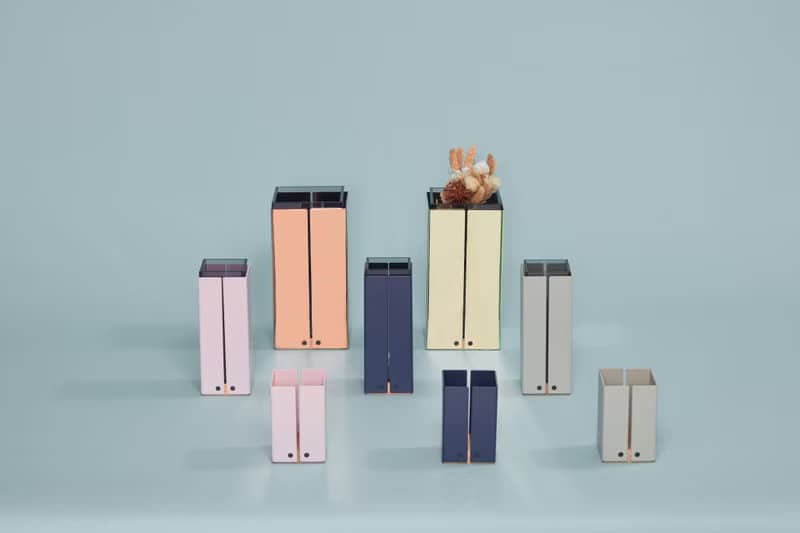 camino SANTA 紅銅/黃銅 高筒置物瓶 花瓶 玻璃瓶 花器