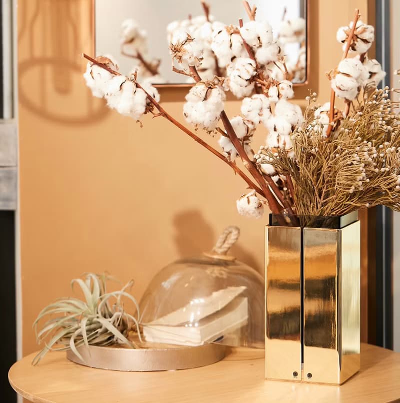 camino SANTA 紅銅/黃銅 高筒置物瓶 花瓶 玻璃瓶 花器