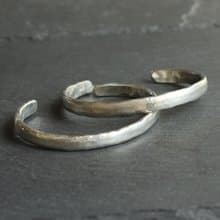 錫×銀手鐲 圓形丁邦勒