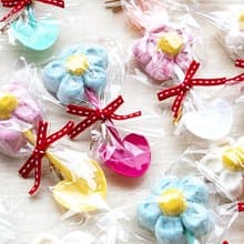 愛心鏟子義大利大花花棉花糖 | 創意糖果 婚禮 生日 聖誕節 派對