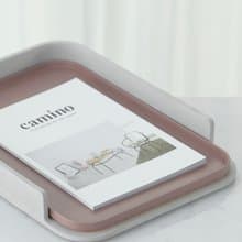 camino LUIS 多功能極簡置物收納文具組 藕粉文件架