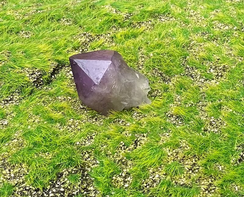 能量礦石-紫水晶骨幹 冥想 療癒  避邪化煞 吸收負能量 快速出貨