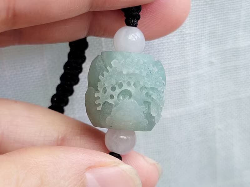【親翠】天然翡翠 冰天藍山水珠有山有水有靠山 | 養玉三年養成系
