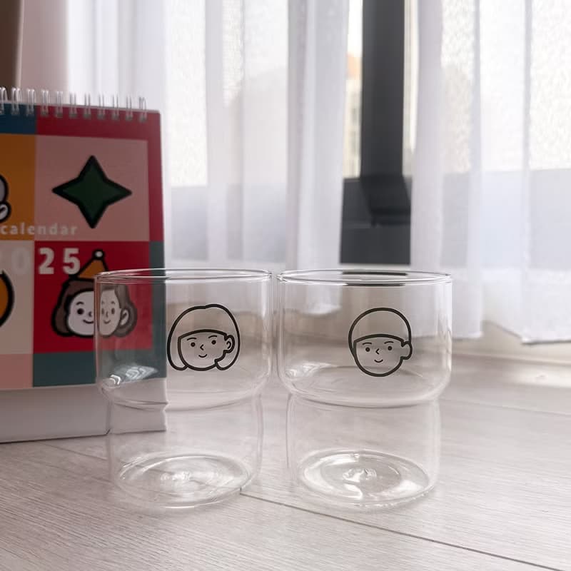 【24H出貨】小情侶積木杯一組二入 聖誕情人禮物