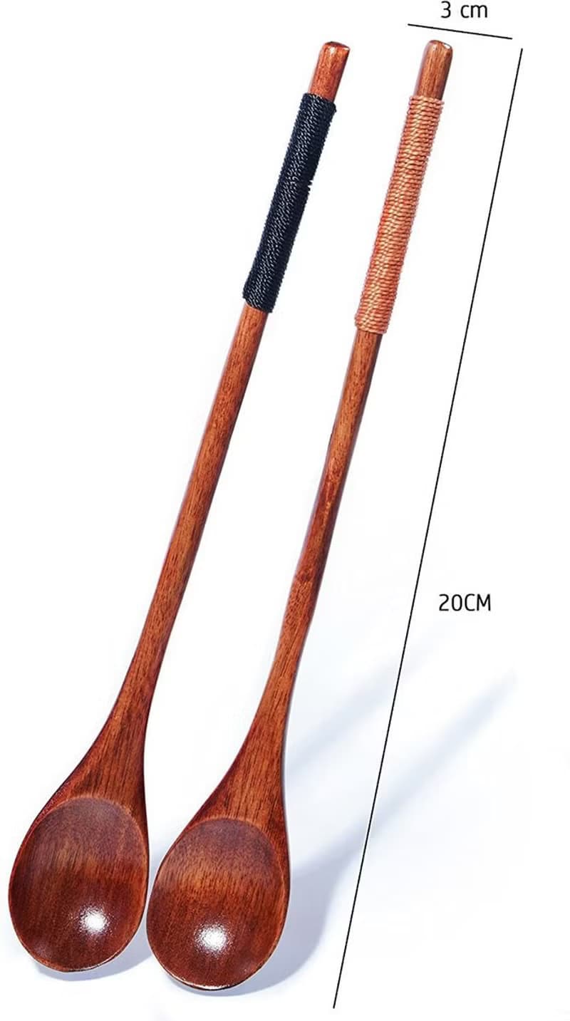 Islandoffer 島嶼製作 蜜糖長匙 咖啡長木匙 攪拌長木匙 (2枝)