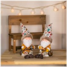 デバリエ クリスマス サンタクロース トムテ北欧の妖精 オシャレ インテリア クリスマスオーナメント お部屋のアクセント ユールトムテ プレゼント×ステッキ
