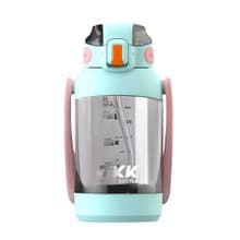 【TKK】美國進口Tritan獵鷹 手提+背帶 運動水壺1200ML-青海藍