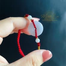 天然緬甸玉 翡翠 平安扣 設計款 手鍊 禮物 玉 畢業禮物 滿月禮