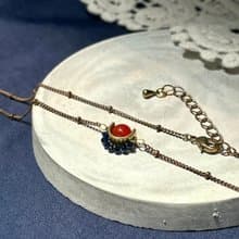 老林雜貨 | 紅瑪瑙青金石項鍊