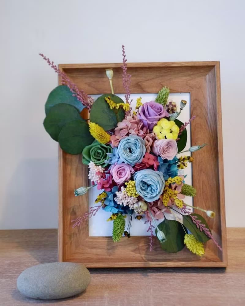 永生花壁飾桌框
