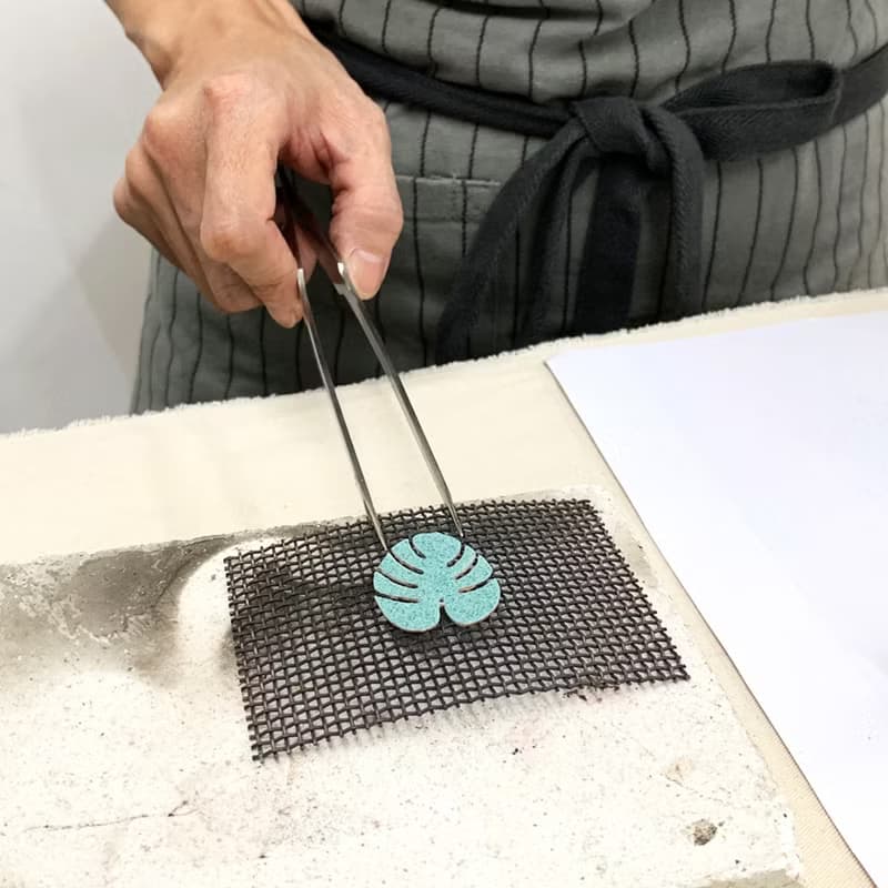 【體驗】新北金工 一人方案 手工琺瑯植感純銀飾品 耳環 手鍊 項鍊