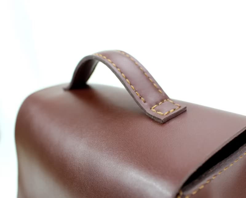 TaneLa 全手作 後背包 手拎包 棕色 黑朱古力 香港設計