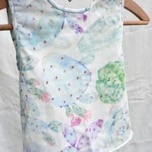 有機棉童裝/多肉植物原創印花