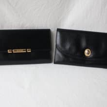 FOAK古著 80s Bally黑色牛皮古董長夾