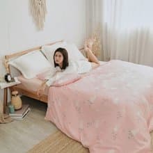 柔絲萊賽爾纖維 床包組 薄被套 鋪棉兩用被/台灣製床單/ABHT041