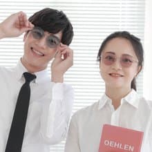 FROMEYES 高折射率濾藍光×鈦質感潮水綠鏡框眼鏡