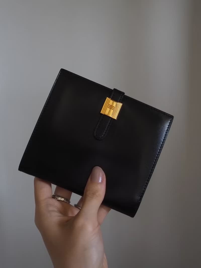 HERMÈS SAUMURDIANNE WALLET エルメス ソミュールディアンヌ ウォレット ブラック ヴィンテージ