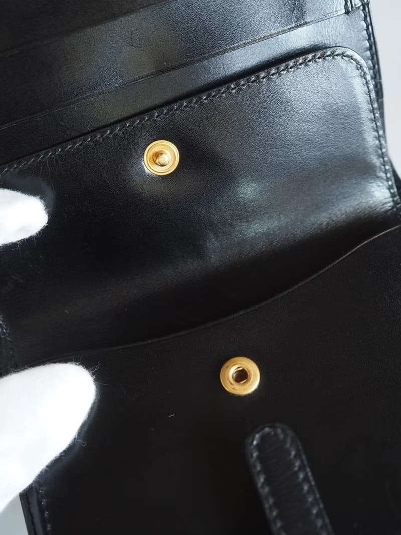 HERMÈS SAUMURDIANNE WALLET エルメス ソミュールディアンヌ ウォレット ブラック ヴィンテージ
