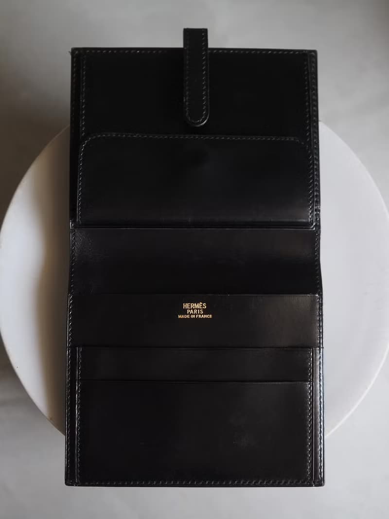 HERMÈS SAUMURDIANNE WALLET エルメス ソミュールディアンヌ ウォレット ブラック ヴィンテージ