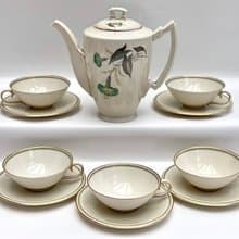 茶具 古董 Krautheim Selb 巴伐利亞裝飾藝術風格象牙骨瓷