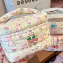 Sweetstore Supply原創可愛甜美蝴蝶結手提小盒子化妝品收納包
